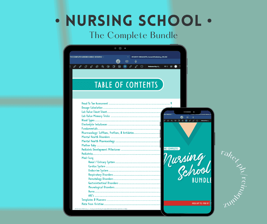 The Complete Nursing School Bundle