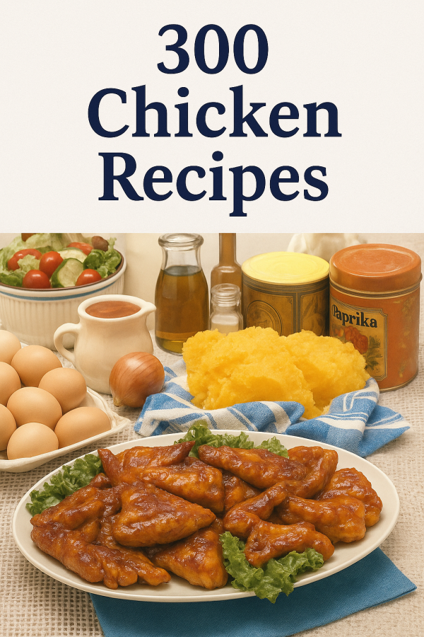 300 Chicken Recipes - The Ultimate eBook Cookbook