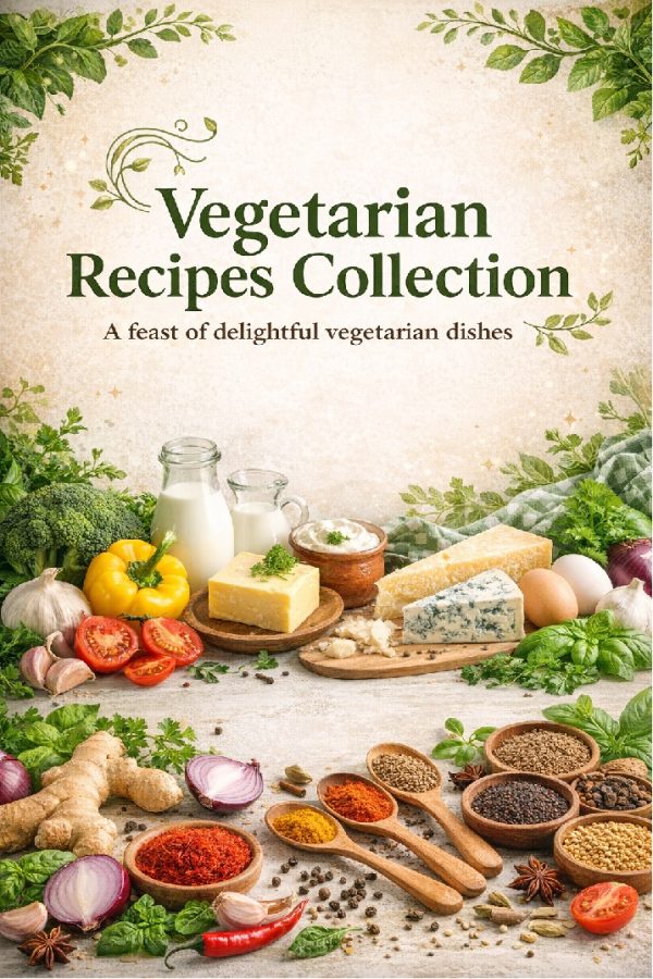 Vegetarian Recipes Collection E-book | Download 300+Dishes
